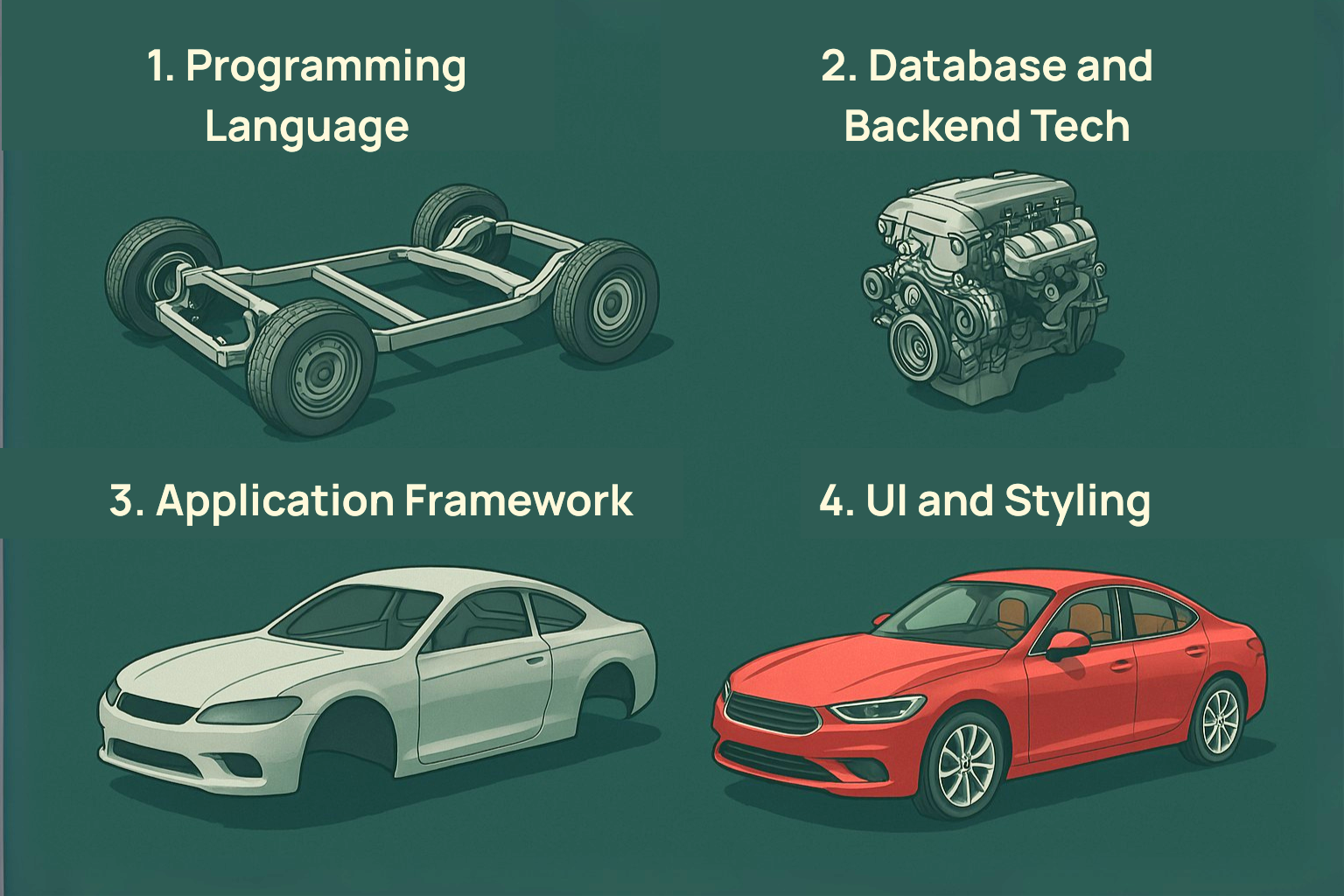 Tech stack components